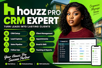 do houzz pro CRM, lead capture, pipeline, follow ups, sales, client management