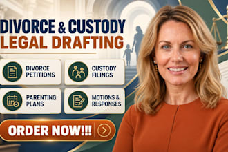 be your family lawyer for divorce, custody and legal drafting