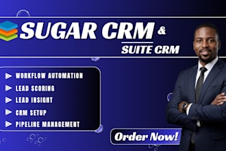 setup sugarcrm , suitecrm lead management and automation
