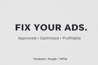 be your ads consultants for disapproved ads and help fix ads issue for sensitive