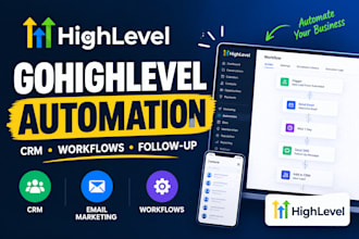 setup gohighlevel CRM and workflow automation