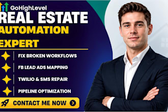 fix gohighlevel real estate automation, fb lead ads workflows, and ghl crm