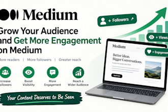 do medium article promotion, medium followers increase audience and engagement