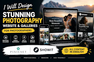 photography website pixieset client galleries showit portfolio pixiesete website