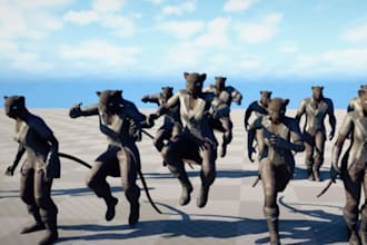 create a game ready 3d character and rig for ue5 blueprints gameplay ue5