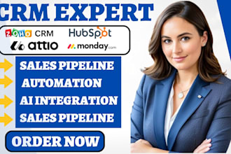 do attio crm hubspot sales pipeline monday com   project management automation