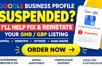 reinstate and fix suspended gmb google business profile reinstatement appeal