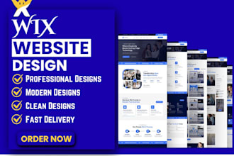 redesign wix website development, wix landing page canva design figma ai to wix