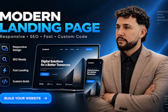 build a modern responsive website ready for production