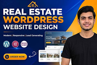create a real estate or property management website