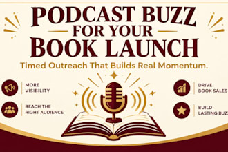build podcast buzz for your book launch