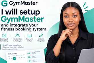 setup gymmaster and integrate your fitness booking system