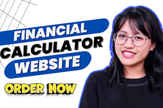 create financial calculator wordpress calculator financial website loan website