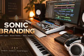 create sonic branding and an audio logo