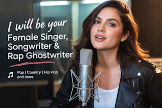 be your female pop singer, country songwriter and rap ghostwriter