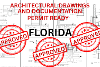 be civil structural architecture stamp for florida city permit