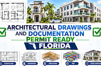 be civil structural architecture stamp for florida city permit