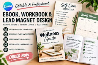 design italian minimalist canva lead magnet ebook cover and interior