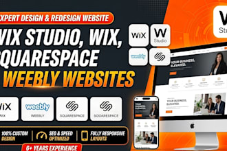 create or redesign italian wix studio wix squarespace weebly website