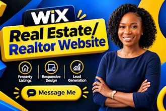 design wix real estate website design wix realtor website redesign wix