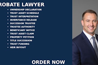 be your georgia, ca,ny,florida probate lawyer for succession, trust and property