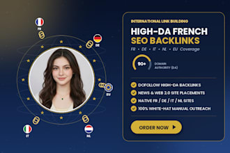 build da french SEO backlinks from fr de IT nl eu news web 2 sites