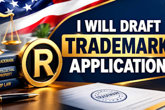 draft trademark application, trademark search and IP legal documents
