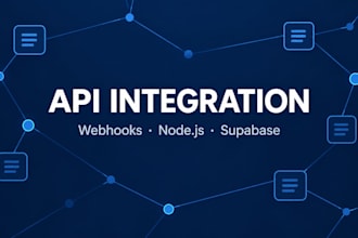 integrate apis and webhooks into your nextjs supabase app