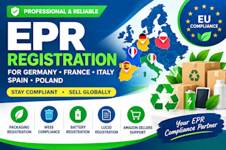 handle epr registration for germany france italy sweden spain and poland