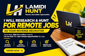 research and hunt for remote jobs as your reverse recruiter