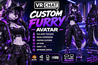 vrchat avatar anime avatar vrc avatar furry nsfw vr character vtuber model vrm