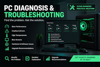 diagnose your slow PC and recommend upgrades