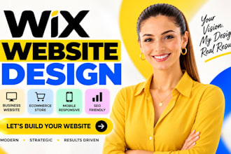 design wix website, redesign wix website, wix website design or wix ecommerce