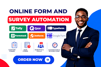 design tally qzzr typeform formstack quiz jotform google form survey automation