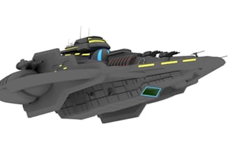 create game ready 3d spaceship and spacecraft models for unity unreal