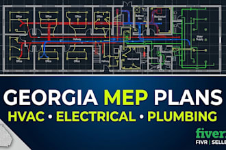 georgia mep drawings hvac design lighting layout electrical load calculation