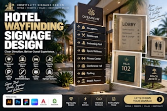 design hotel wayfinding signs directory signs navigation systems