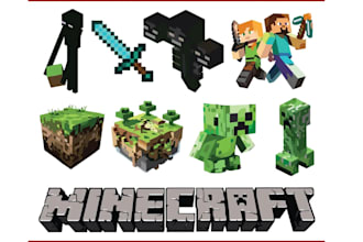 create custom minecraft blockbench 3d models, mobs, items and animations