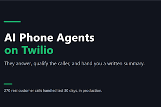 build an ai phone agent on twilio that answers and qualifies calls
