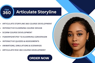 elearning course in articulate storyline 360 or rise 360