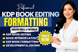 do book formatting, editing, kdp book publishing, kindle paper back formatting