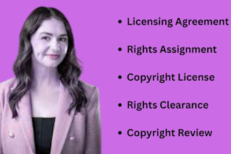 provide film clearance services, copyright review, and entertainment law support