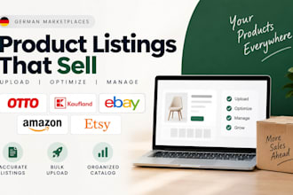germany otto kaufland ebay amazon etsy listings and german bulk upload products