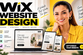 design wix website, redesign wix website, wix website design or wix ecommerce