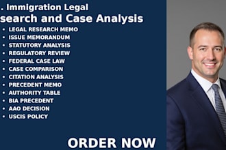 provide ny,ca,texas, georgia provide immigration law research and legal analysis