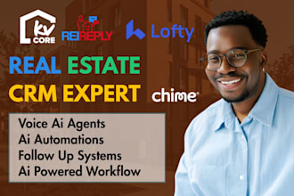 set up kvcore boldtrail lofty rei reply chime real estate crm