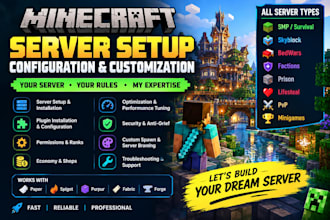 configure setup fivem gb core minecraft server gaming server spigot pvp setup