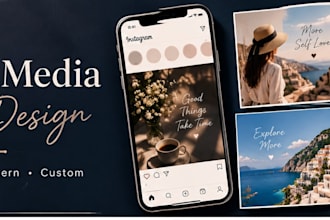design professional social media posts