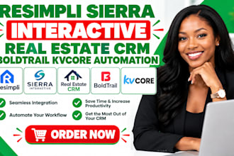 set up resimpli sierra interactive real estate crm boldtrail kvcore automation