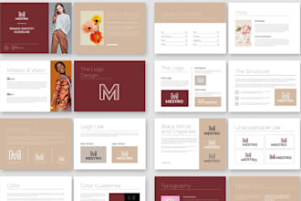 design italian full canva brand kit, brand identity, logo for coaches, founders